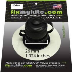 Fixmykite Replacement Stick-on Kite Screw Valve- 1 or 2 way (Airlock 2)