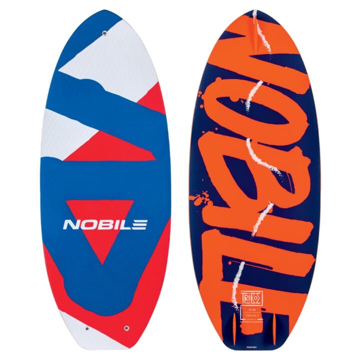 Nobile Skim Kiteboard designed with fins for kiteboarding