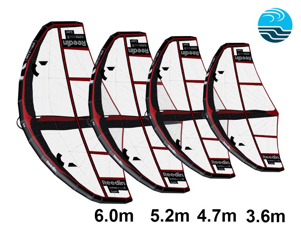 4-Wing Reedin Super Wing X Package Deal - Kiteboarding Closeouts