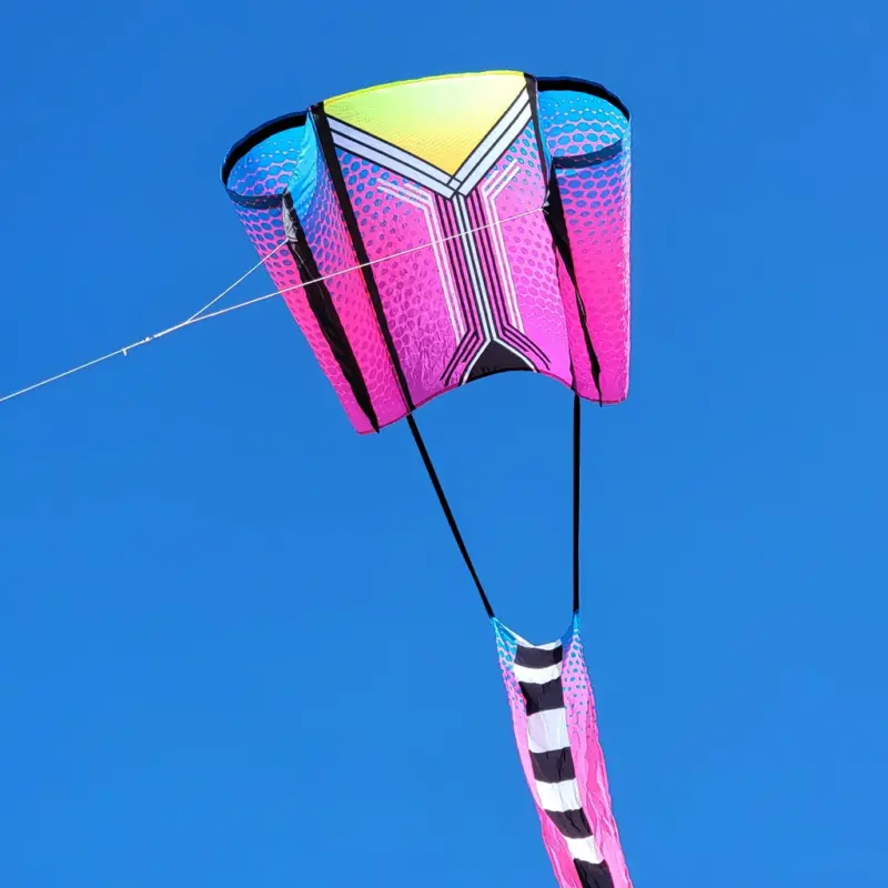 Premier Kites Aero Tech Power Sled 10 Kite - Purple Plum - Image 2