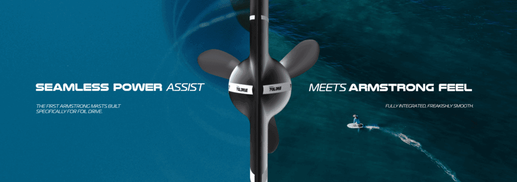 Armstrong Integrated Foil Drive Motor Pod Carbon Mast, Freakishly Smooth Feel