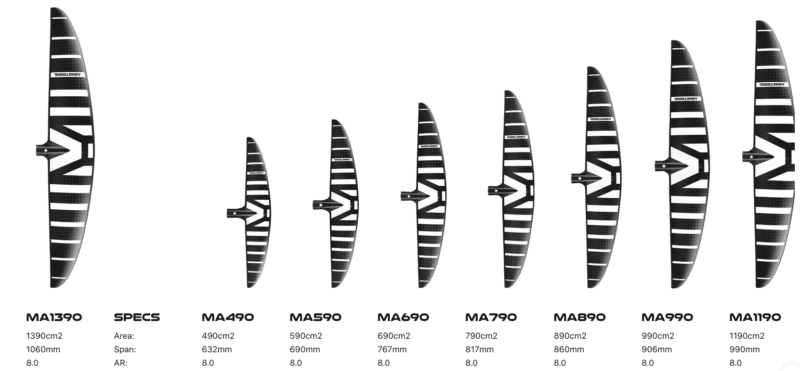 Armstrong MA MKII Front Wing Foils - Image 2