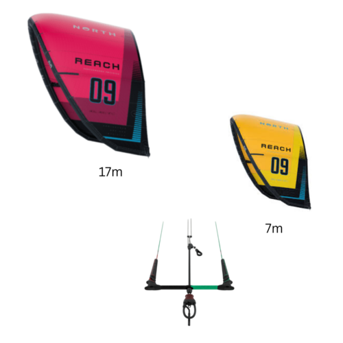 North Reach For It- Two Kite with Bar Quiver Sale