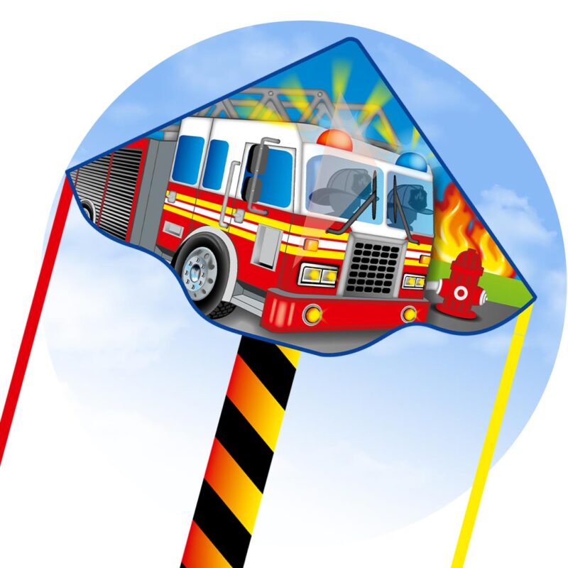 HQ Eco Simple Flyer Fire Truck 120cm 47" - Image 4