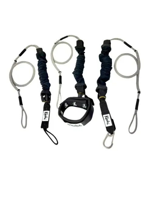 Kaohi Inviz Leash with Coil Cover for Parawinging