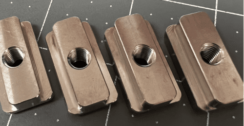 Custom Wing Screws M7 Titanium Track Nut Set