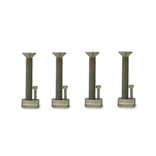 Foil Drive M6 Assist Max Mast Plate Bolts 80mm and Locking T Nut