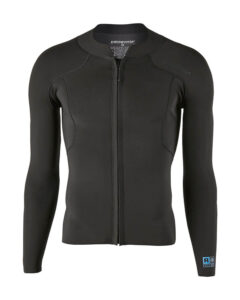 Patagonia 1.5mm Men's R1 Lite Yulex front zip long sleeve top, front